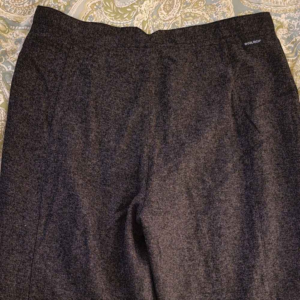 WOOLRICH CHARCOAL FLANNEL PANTS - Picture 8 of 9
